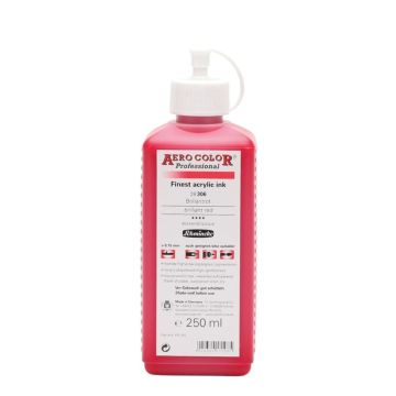 Schmincke Aerocolor Akrilik Mürekkep 250 ml 306 Brilliant Red