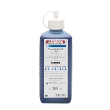 Schmincke Aerocolor Akrilik Mürekkep 250 ml 405 Primary Blue Cyan