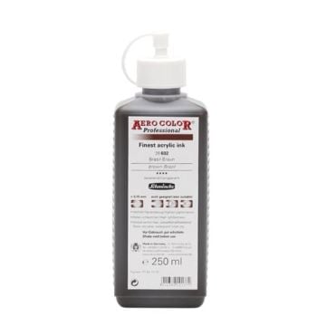 Schmincke Aerocolor Akrilik Mürekkep 250 ml 602 Brown Brazil
