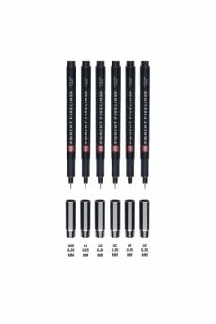 Talens Pigment Fineliner 6 Lı Set