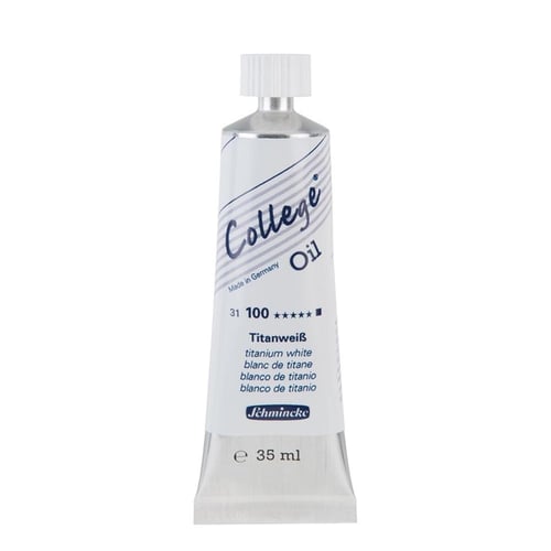 Schmincke College Oil Yağlı Boya 35 ml 100 titanium white