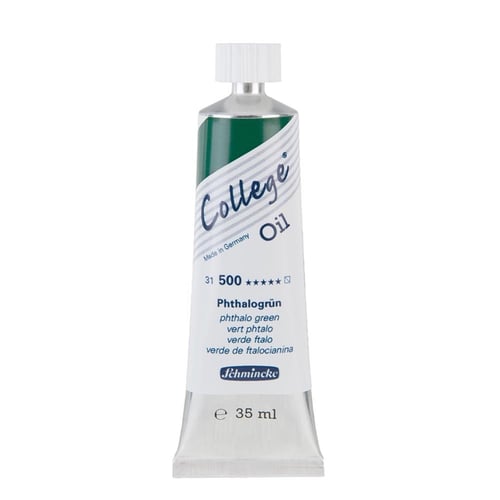 Schmincke College Oil Yağlı Boya 35 ml 500 phthalo green