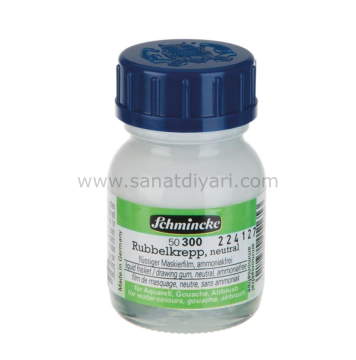 Schmincke rubbelkrepp Medium 50300 Liquid Frisket Renksiz Nötr Maskeleme Sıvısı 20 ml