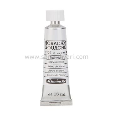 Schmincke 102 Titanium White Horadam Gouache Boya 15 ml Seri 1