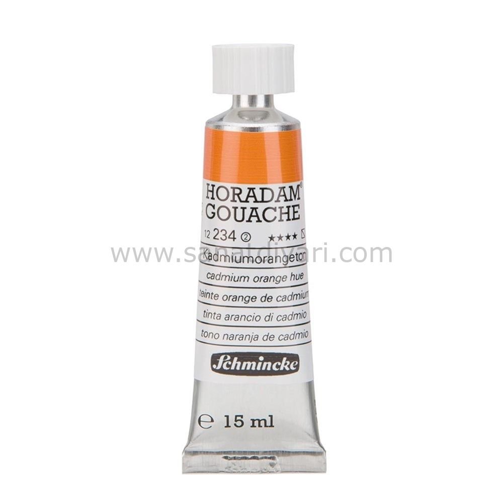 Schmincke 234 Cadmium Orange Tone Horadam Gouache Boya 15 ml Seri 2