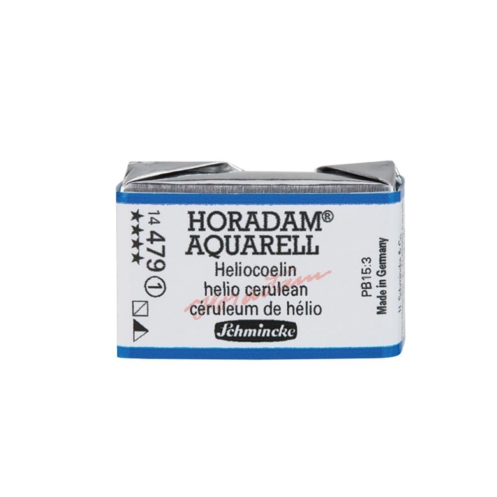 Schmincke Horadam Aquarell Artistik Sulu Boya Tam Tablet Seri 1 479 helio cerulean