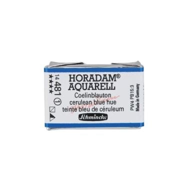 Schmincke Horadam Aquarell Artistik Sulu Boya Tam Tablet Seri 1 481 cerulean blue hue