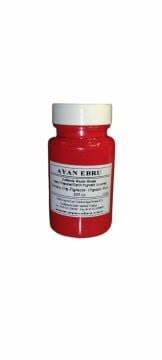 AYAN EBRU EZİLMİŞ HAZIR BOYA 105 cc. KIRMIZI ORG PİGMENT
