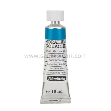 Schmincke 478 Helio Turquoise Horadam Gouache Boya 15 ml Seri 1