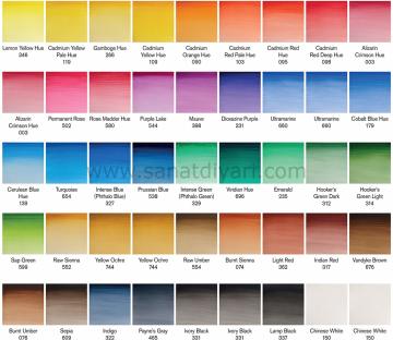 Winsor Newton Cotman Sulu Boya 45 Renk