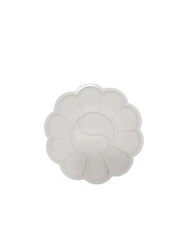 10 Yapraklı Beyaz Papatya Plastik Palet