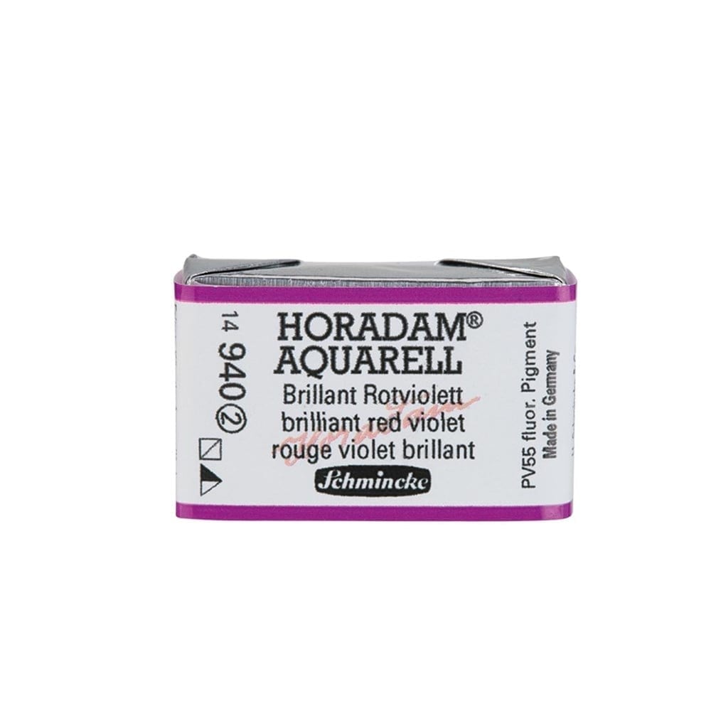 Schmincke Horadam Aquarell Artistik Sulu Boya Tam Tablet Seri 2 940 brilliant red violet