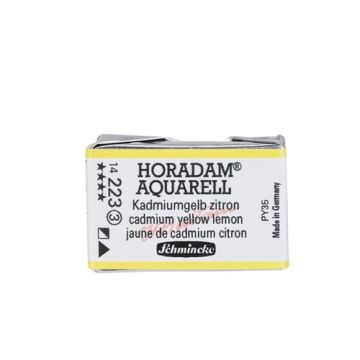 Schmincke Horadam Aquarell Artistik Sulu Boya Tam Tablet Seri 3 223 cadmium yellow lemon