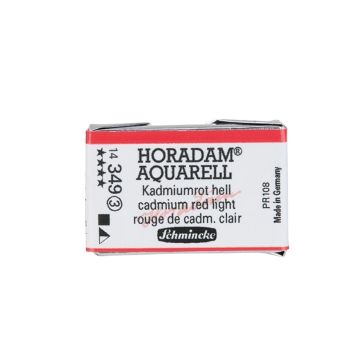 Schmincke Horadam Aquarell Artistik Sulu Boya Tam Tablet Seri 3 349 cadmium red light