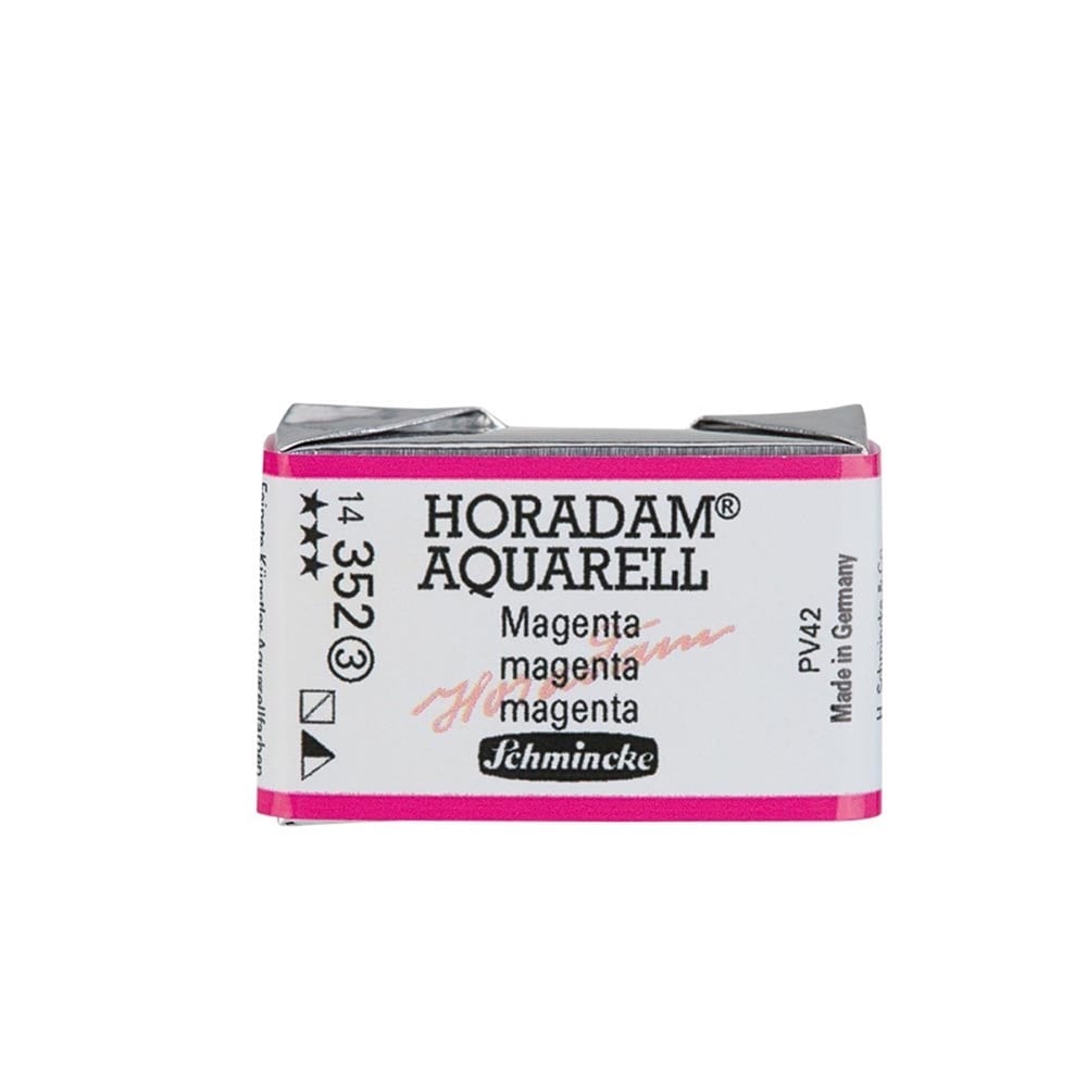 Schmincke Horadam Aquarell Artistik Sulu Boya Tam Tablet Seri 3 352 magenta
