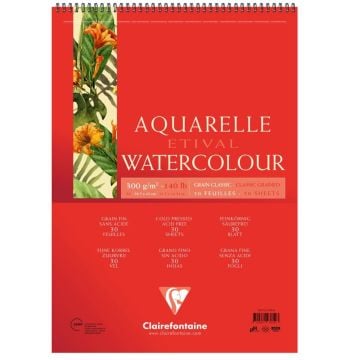 Clairefontaine Etival Classic A3 300 Gr Üstten Spiralli 30 Yaprak