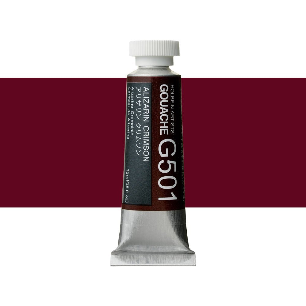 Holbein Guaj Boya 15 ml G501 Alizarin Crimson