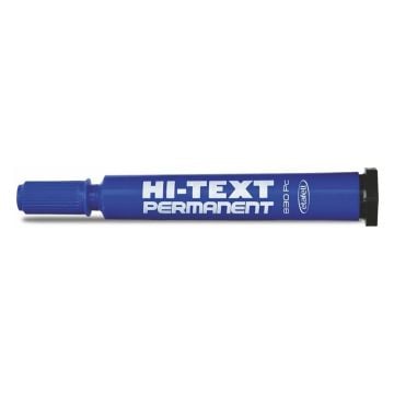 Hİ-TEXT PERMANENT MARKER YAN KESİK UÇ MAVİ 830PC