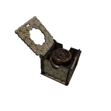 Yosof Abzar İran Ahşap Hokka Kutulu