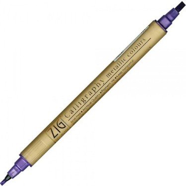zig kaligrafi kalemi metalic ms-8400 TEKLİ 124 VİOLET