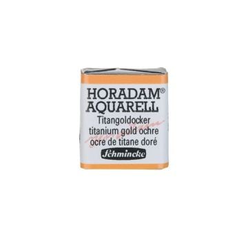 Schmincke Horadam Aquarell Artistik Sulu Boya Yarım Tablet Seri 2 659 titanium gold ochre