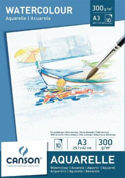 Canson Aquarelle 300 gr - A3 - 10 Yaprak