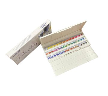 Afra Professional Water Colours Sulu Boya Seti Medium Pan / Orta Boy Tablet 36'Lı