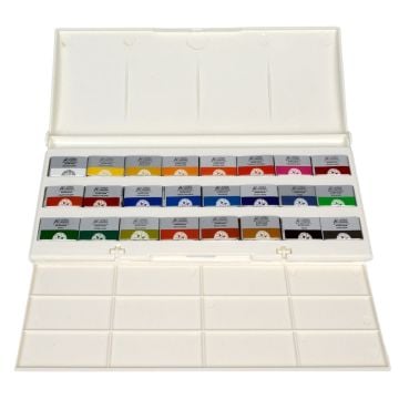 Afra Professional Water Colours Sulu Boya Seti Whole Pan / Büyük Boy Tablet 24'Lü