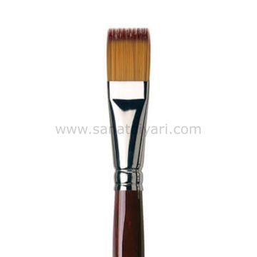 Da Vinci 1381 Serisi Fırça No:8 vario tip sentetik düz uçlu sulu boya ve hobi craft fırçası