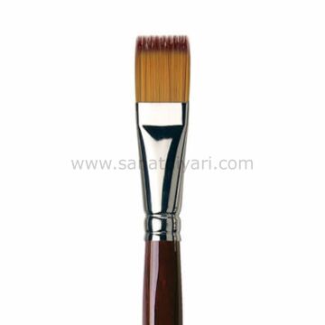 Da Vinci 1381 Serisi Fırça No:12 vario tip sentetik düz uçlu sulu boya ve hobi craft fırçası