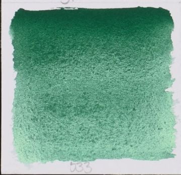 Schmincke Horadam Aquarell Artistik Sulu Boya Yarım Tablet Seri 4 533 cobalt green dark