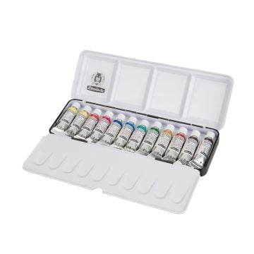 Schmincke Horadam Aquarell Metal Kutu 12 li x 5 ml cep boy 74112