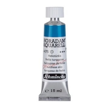 Schmincke Horadam Aquarell Artist Sulu Boya 15 ml Tüp Seri 1 475 helio tuquoise