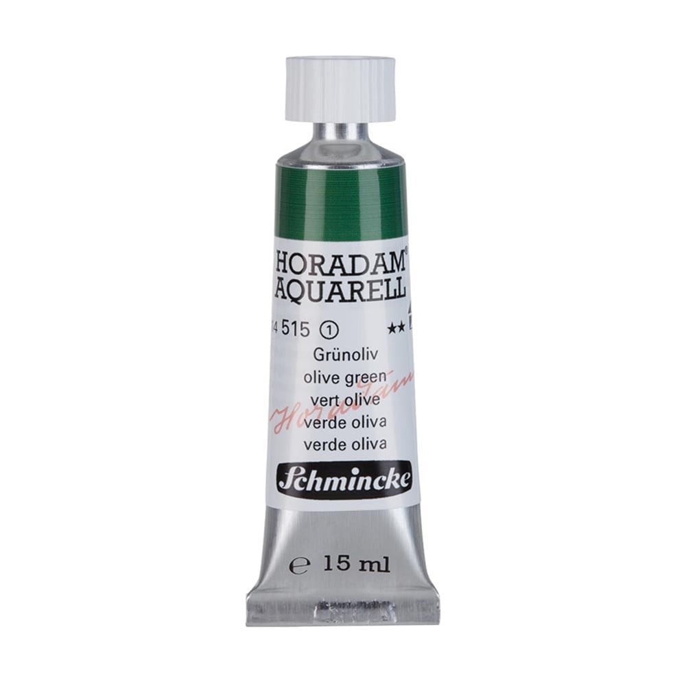 Schmincke Horadam Aquarell Artist Sulu Boya 15 ml Tüp Seri 1 515 olive green