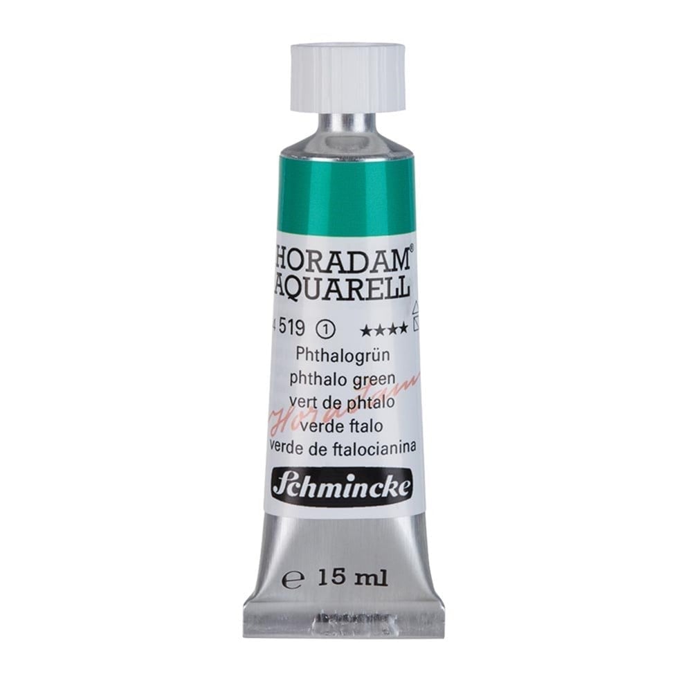 Schmincke Horadam Aquarell Artist Sulu Boya 15 ml Tüp Seri 1 519 phthalo green