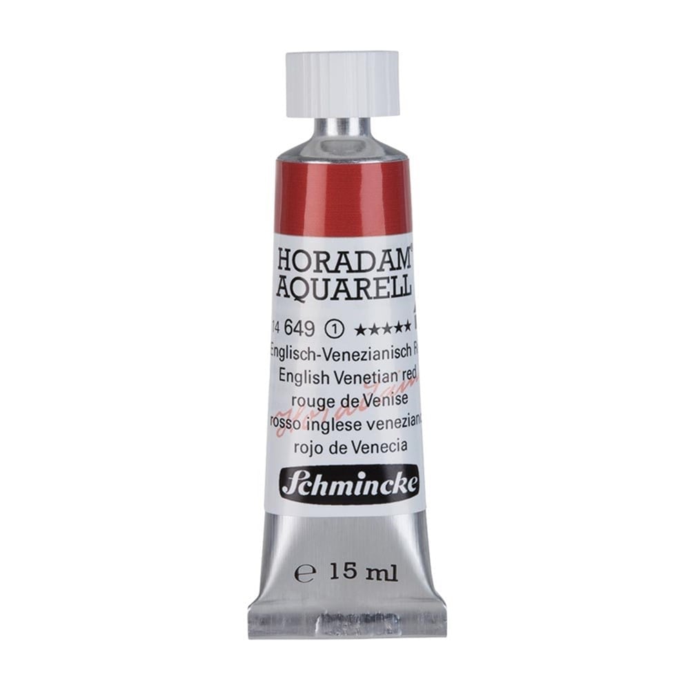 Schmincke Horadam Aquarell Artist Sulu Boya 15 ml Tüp Seri 1 649 english venetian red