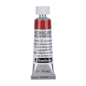 Schmincke Horadam Aquarell Artist Sulu Boya 15 ml Tüp Seri 1 649 english venetian red