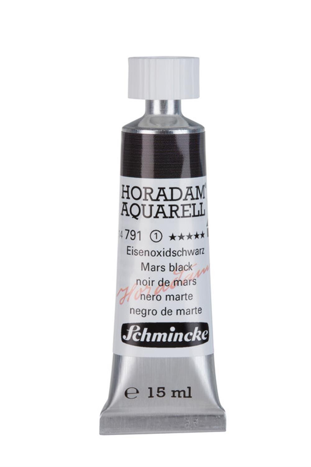 Schmincke Horadam Aquarell Artist Sulu Boya 15 ml Tüp Seri 1 791 mars black