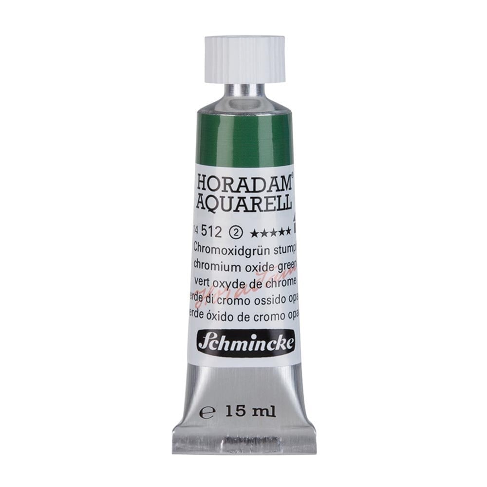 Schmincke Horadam Aquarell Artist Sulu Boya 15 ml Tüp Seri 2 512 chromium oxide green