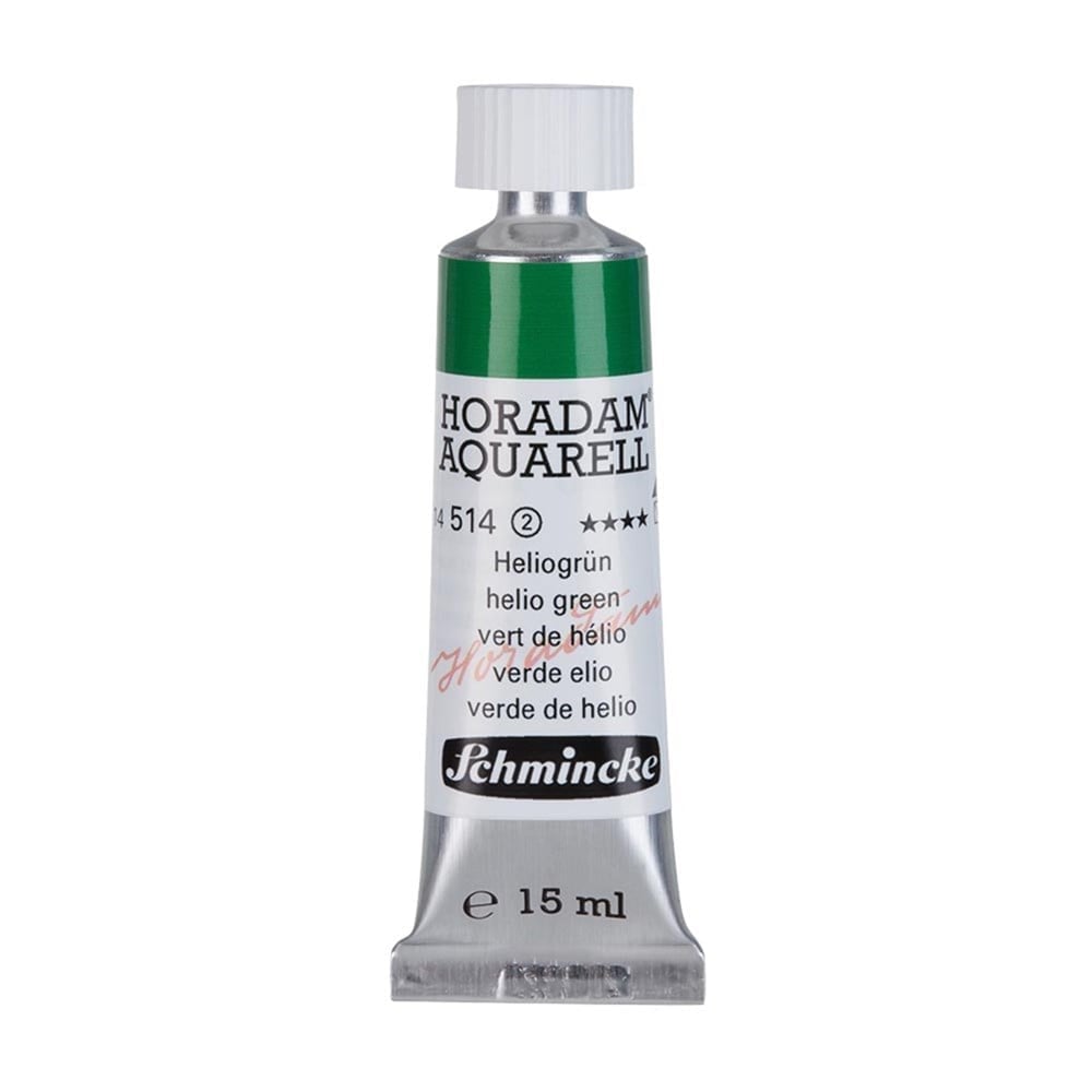 Schmincke Horadam Aquarell Artist Sulu Boya 15 ml Tüp Seri 2 514 helio green