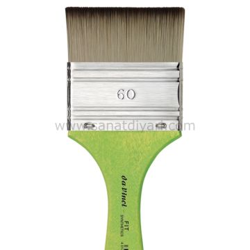 Da Vinci 5073 Serisi Fırça No:60 fit for hobby sentetik düz uçlu geniş yüzey fırçası