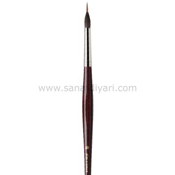 Da Vinci 5519 Serisi Fırça No:10  kolinsky ve kazan sincap kılı yuvarlak ince uçlu çizgi fırçası