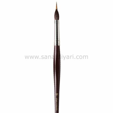 Da Vinci 5519 Serisi Fırça No:12  kolinsky ve kazan sincap kılı yuvarlak ince uçlu çizgi fırçası