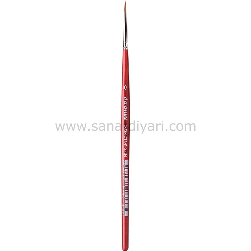 Da Vinci 5580 Serisi Fırça No:0 Cosmotop Spin Sentetik Yuvarlak Sulu Boya Fırçası