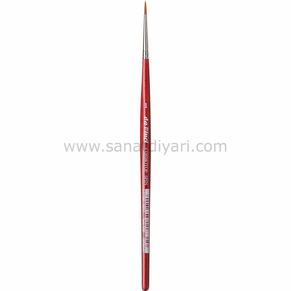 Da Vinci 5580 Serisi Fırça No:1 Cosmotop Spin Sentetik Yuvarlak Sulu Boya Fırçası