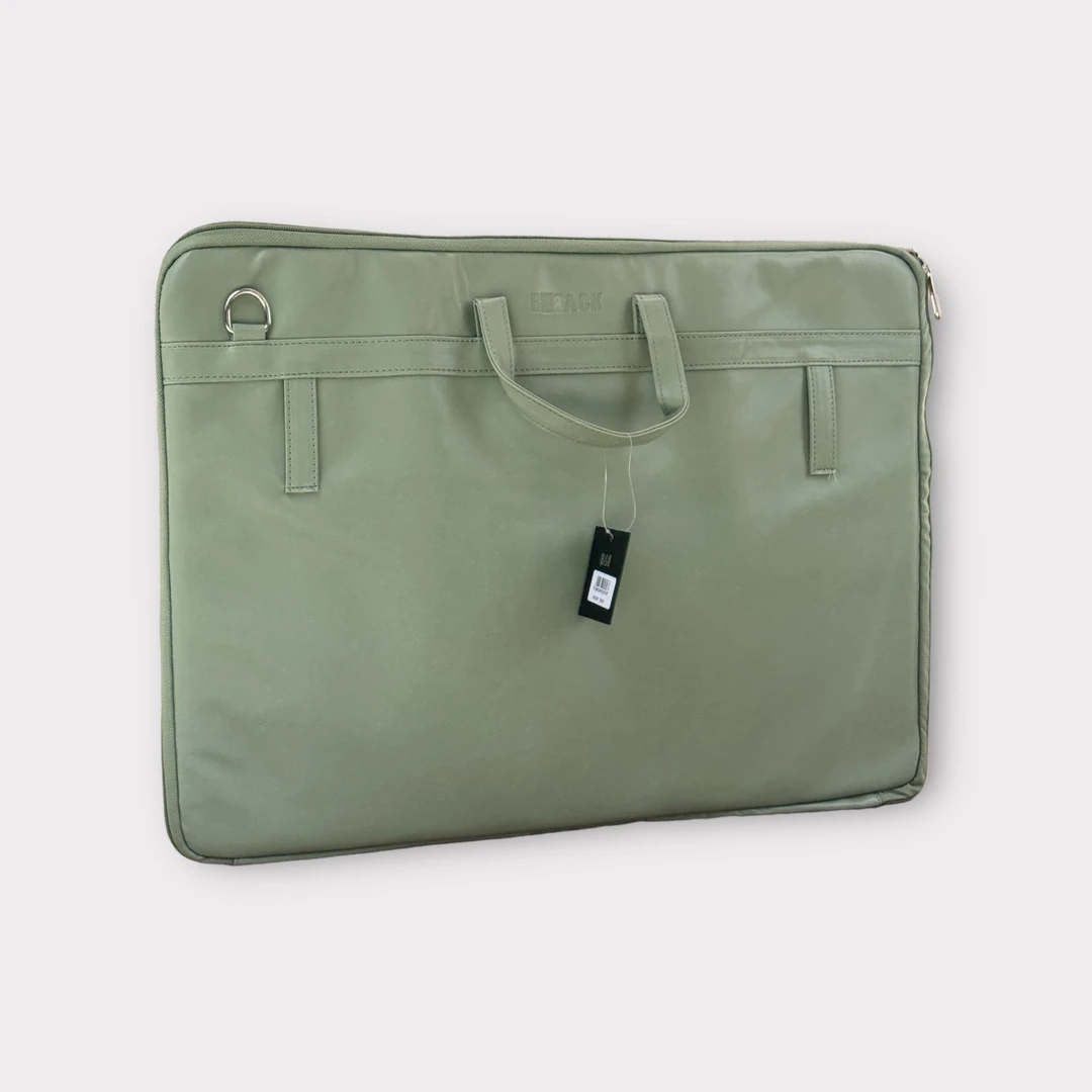 BBACK 553 PROJE ÇANTASI MİNT YEŞİLİ 40X55 CM (Yumuşak Suni Deri)