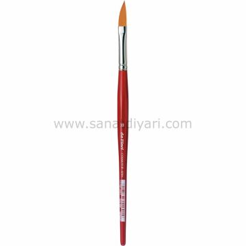 Da Vinci 5587 Serisi Fırça No:10 Cosmotop Spin Sentetik Yan Kesik Sulu Boya Çizgi Fırçası