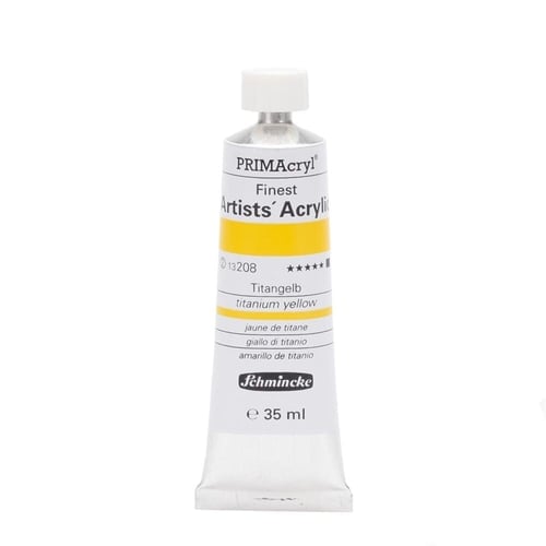 Schmincke 208 Titanium Yellow Primacryl Artist Akrilik Boya 35 ml Seri 2