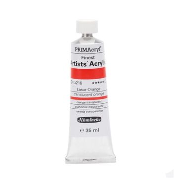 Schmincke 216 transparent Orange Primacryl Artist Akrilik Boya 35 ml Seri 2
