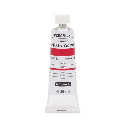 Schmincke 323 ruby Primacryl Artist Akrilik Boya 35 ml Seri 3